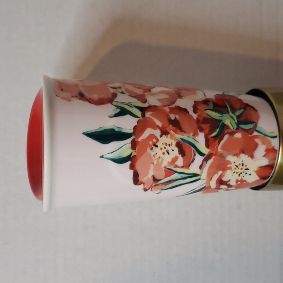 Floral 2015 Starbucks Traveler Tumbler 10oz W/Lid - Picture 6 of 10